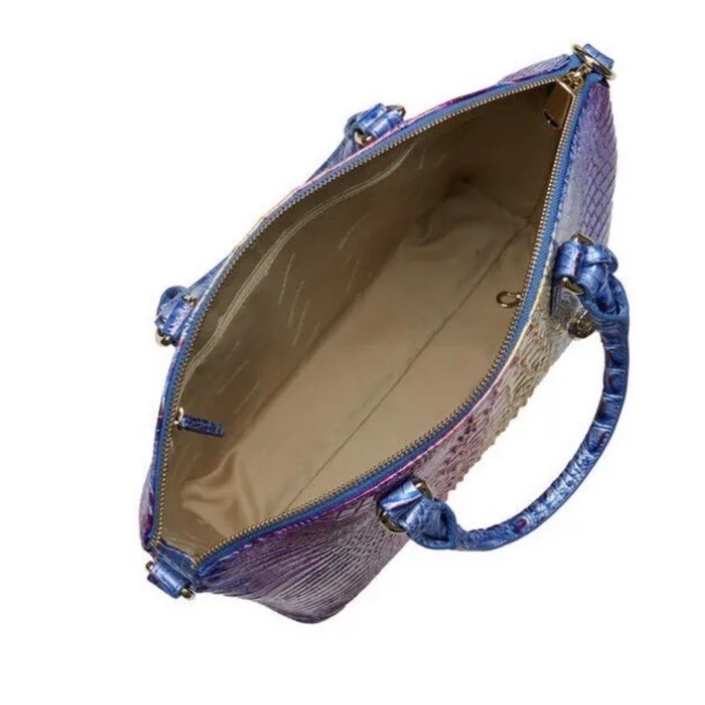 Brahmin NWT LARGE Duxbury Satchel MAGIC Ombre Melbourne style k49 1708 00651 - Picture 2 of 14